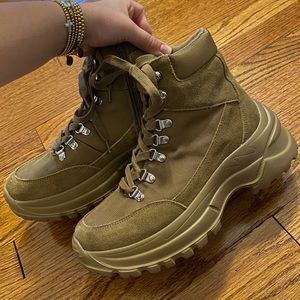 Steve Madden combat boots